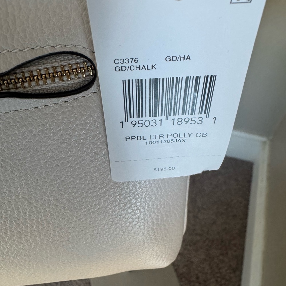 COACH Polished Pebble Polly Crossbody - Picture 8 of 10